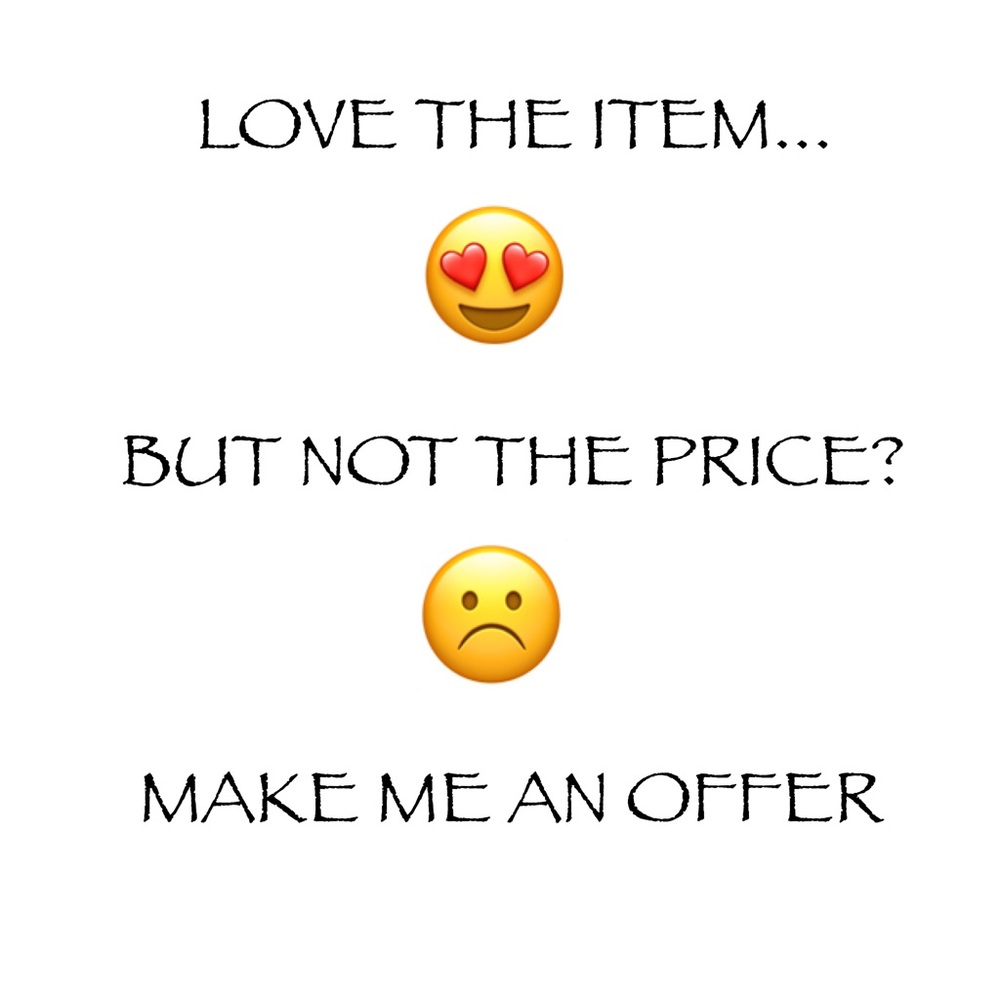 No reasonable offer will be refused